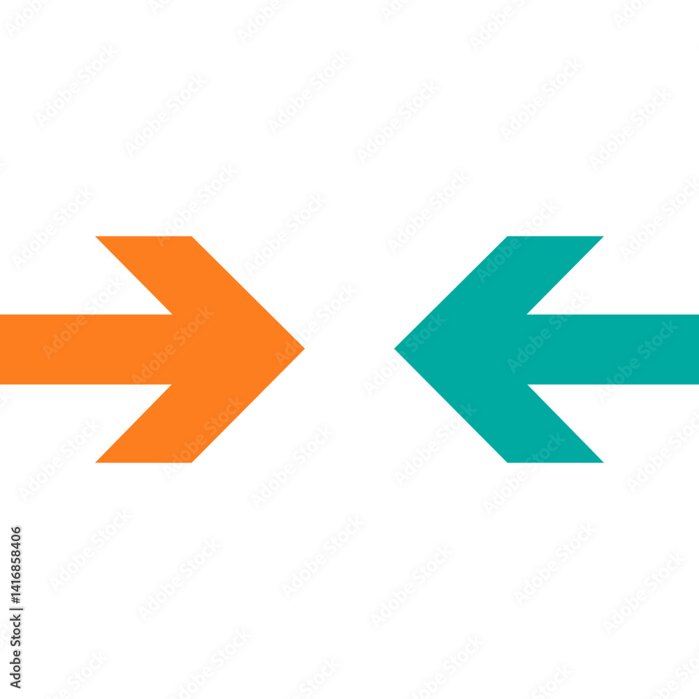 Opposite Arrows Icon Opposite Arrows Icon