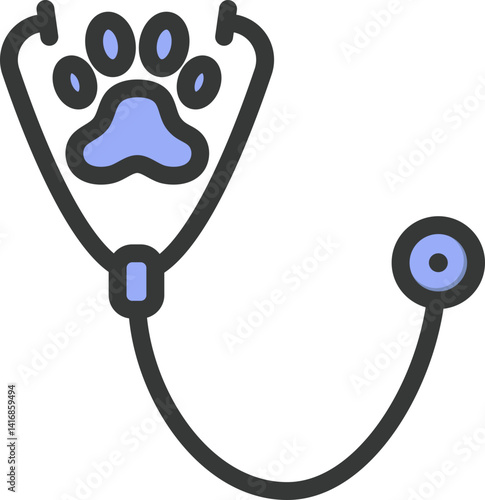Veterinary Filled Line Icon