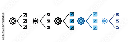 Project Management  Icon Element For Design