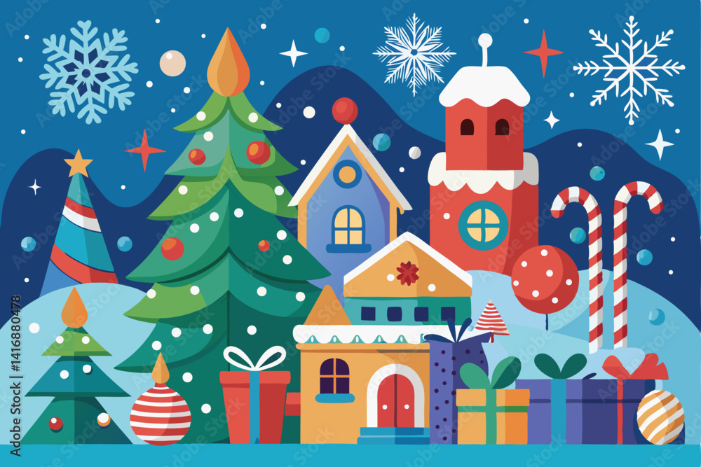 Festive Christmas Background Design
Festive Christmas Background Design