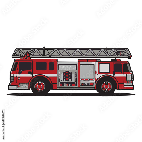 fire truck icon design image