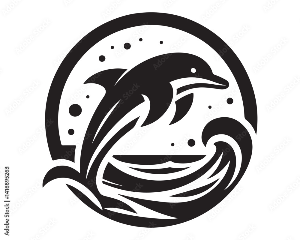 Obraz premium Dolphin 3.eps