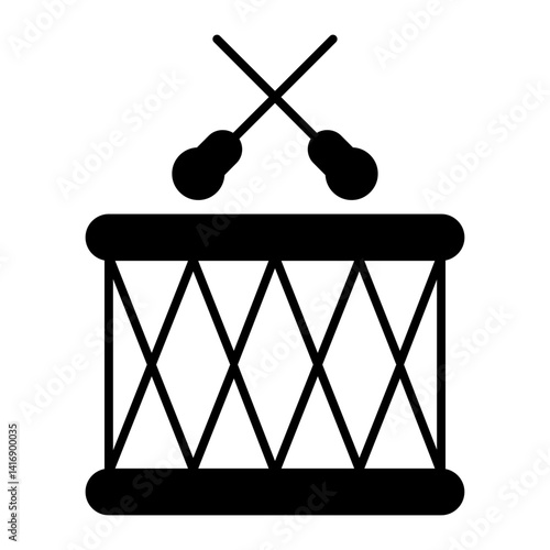 drum black icon
