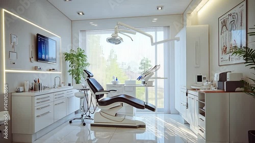 Modern Dental Clinic Interior Design: A Sterile and Serene Space