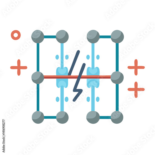 Broken Circuit, Malfunction, Error, Connection problem, Network Failure