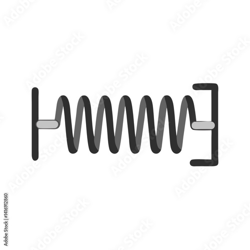 Spring vector illustration isolated on black background design