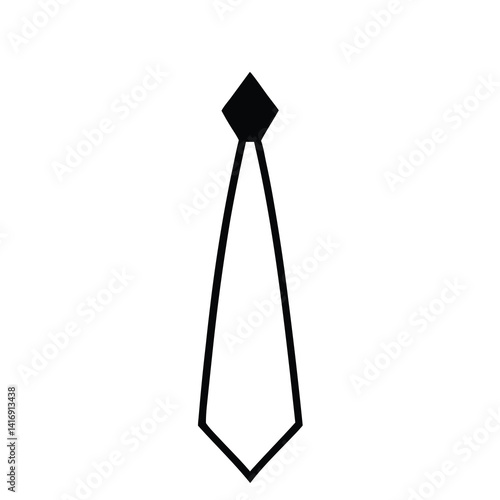 Obraz na płótnie Tie vector isolated on a white background w salonie