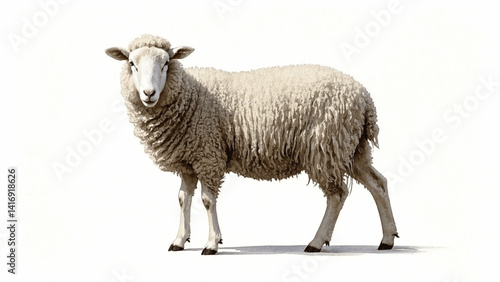  Ethereal graze sheep isolated watercolor vector illustration svg 