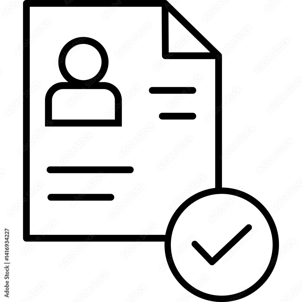 Hiring Line Icon Hiring Line Icon