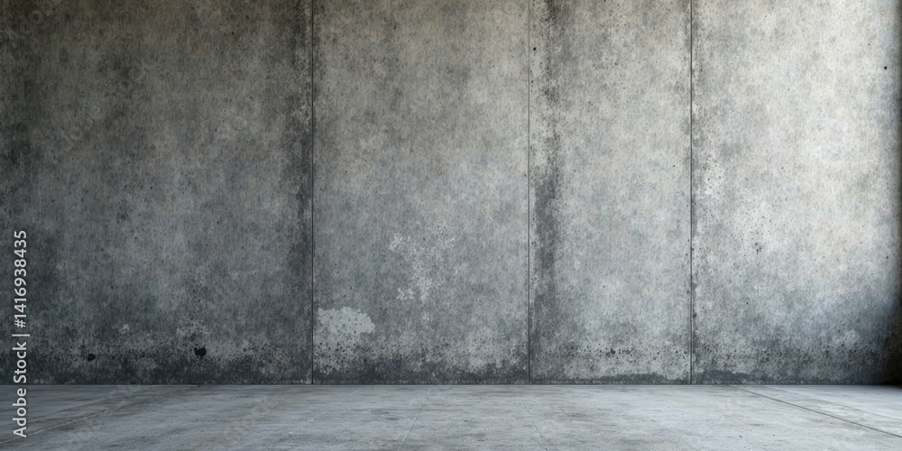 A Modern Industrial Interior Design Featuring a Distressed Concrete Wall and Polished Concrete Floor Suitable for Various Applications A Modern Industrial Interior Design Featuring a Distressed Concrete Wall and Polished Concrete Floor Suitable for Various Applications