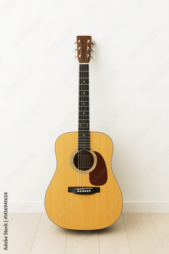 Naklejka premium アコースティックギター