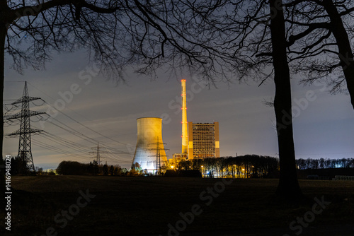 Obraz na płótnie Kraftwerk Ibbenbüren w salonie