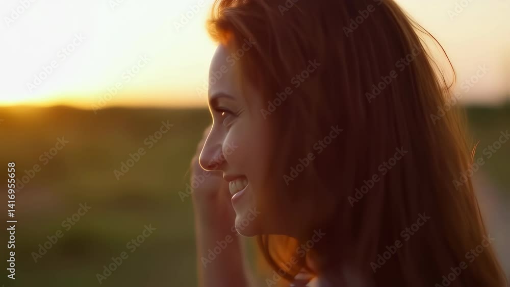 Sunset Serenity: Smiles and Natural Beauty Unveiled Sunset Serenity: Smiles and Natural Beauty Unveiled