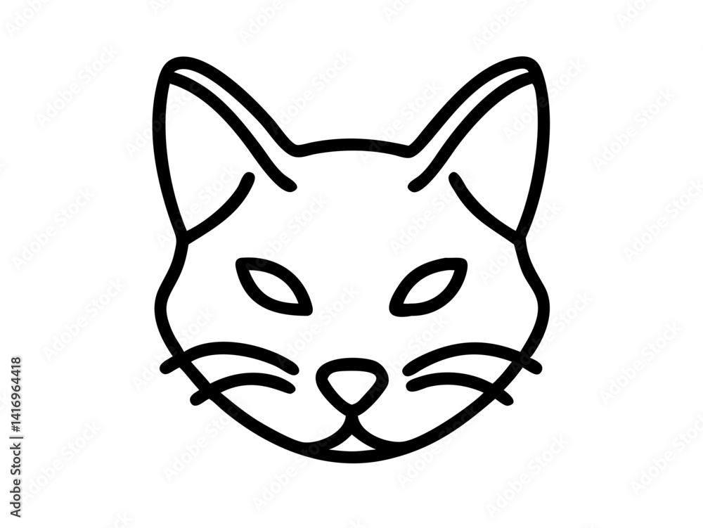 Cat Line Art Vector Design, Minimalist Cat SVG, Elegant Pet Outline SVG Vector Cat Line Art Vector Design, Minimalist Cat SVG, Elegant Pet Outline SVG Vector