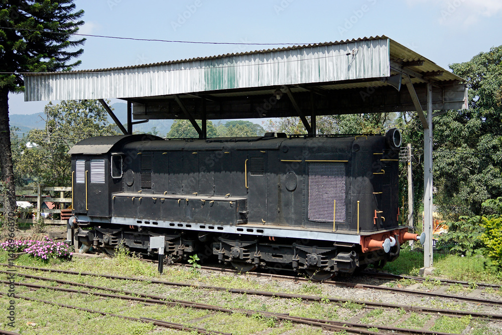 Fototapeta premium old train station in sri lanka