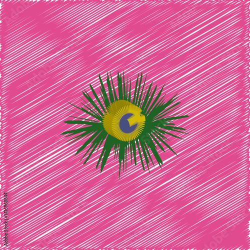 Simbolico ed accattivante ruota in 3d con sfondo rosa graffiato, utile per quadro astratto ,copertina libro o quaderno 