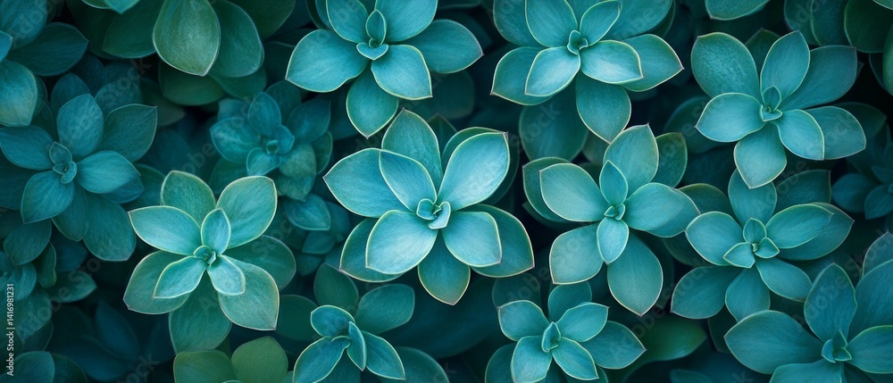 Abstract background with blue leaves texture, ideal for packaging design, background of a website or blog related to nature and ecology.