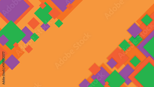Flat Geometric Vector Background for background Slide