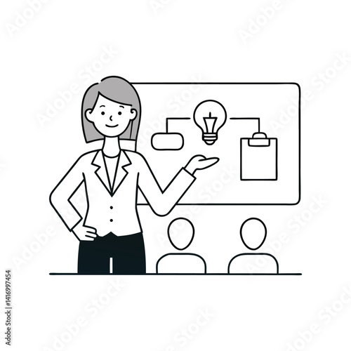 set of business people icons