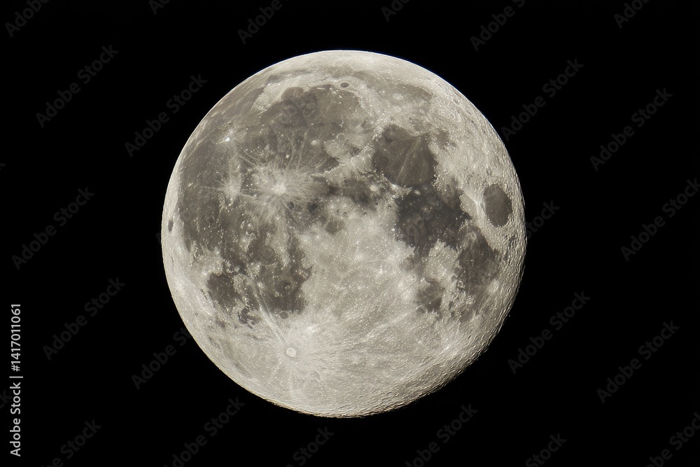Full moon close-up Full moon close-up