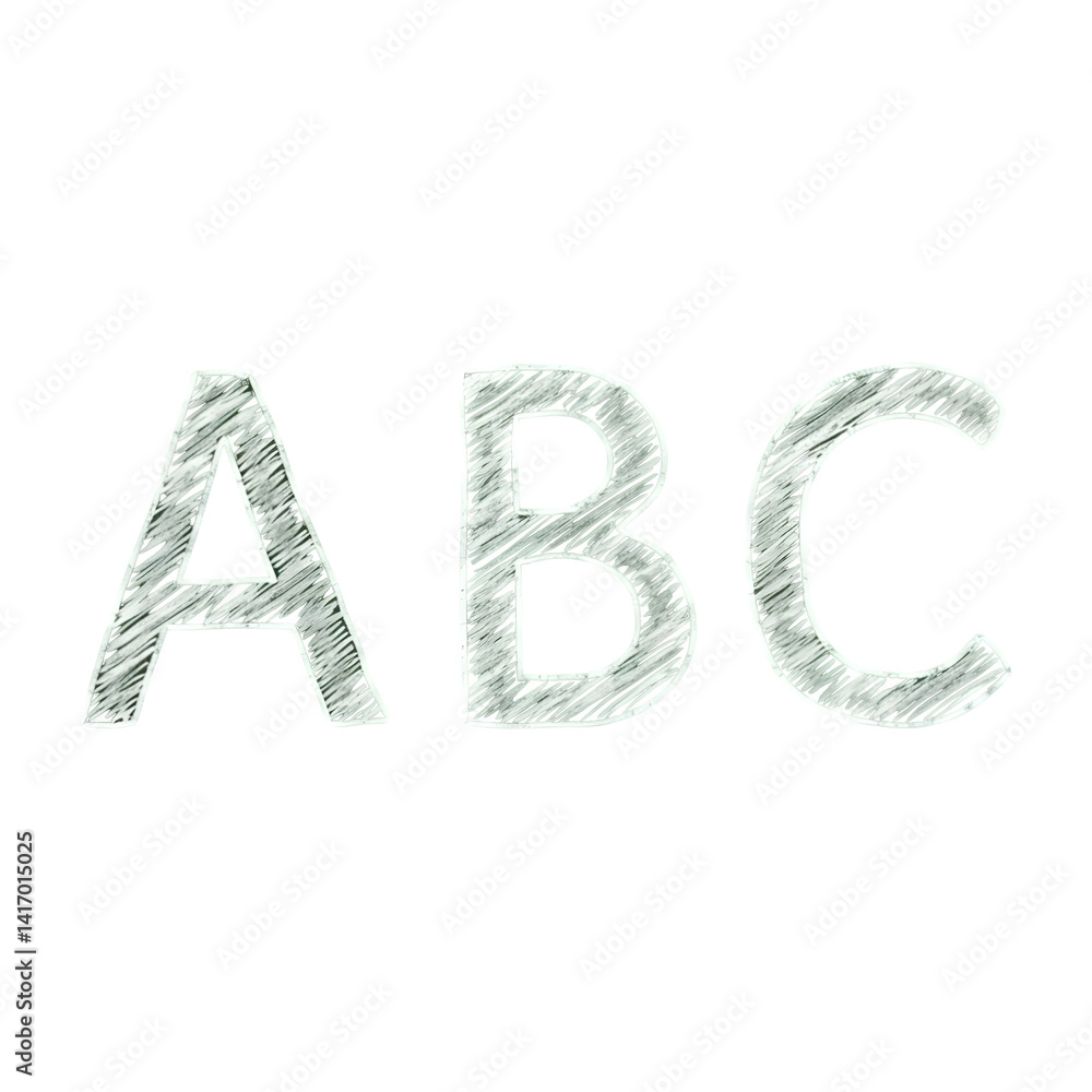 Chalkboard ABCs Simple, Hand-Drawn Alphabet Letters. Chalkboard ABCs Simple, Hand-Drawn Alphabet Letters.