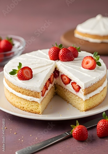 Irresistible Strawberry Cake – Fresh, Fruity, and Perfect for Any Occasion