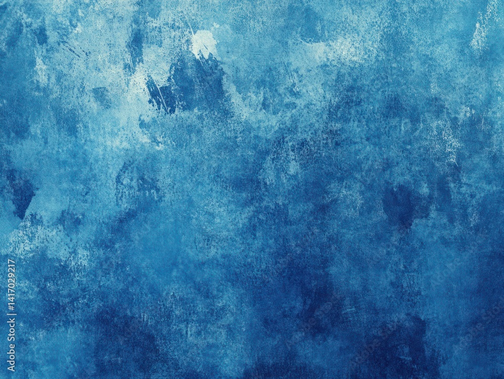 Fototapeta premium Abstract textured blue background