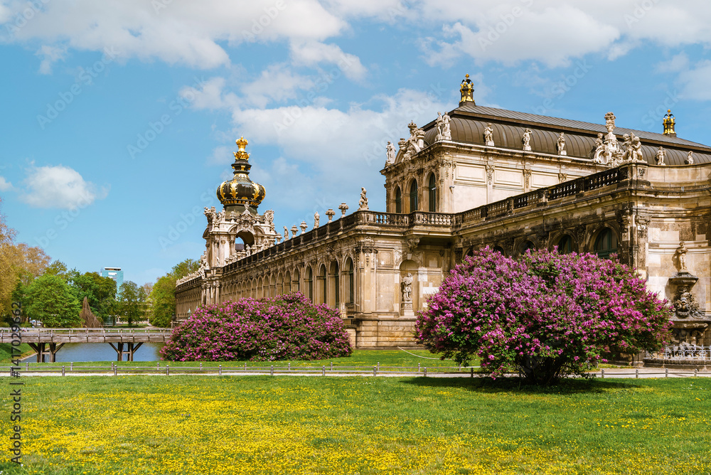 Architectural monuments of Dresden. The Zwinger Palace Complex.