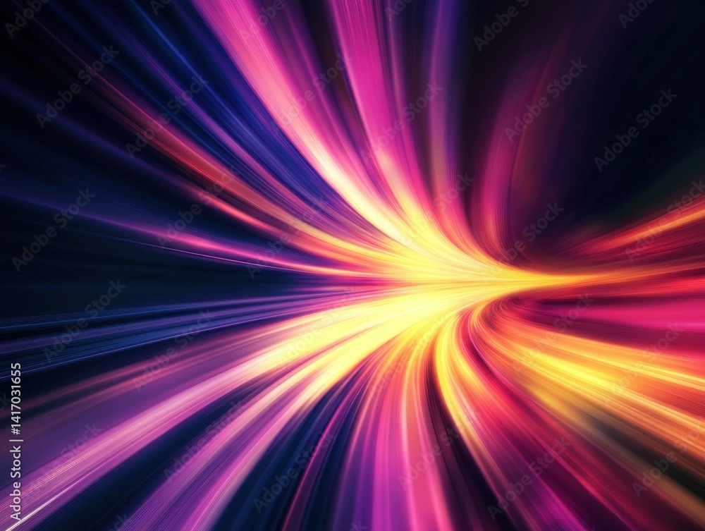 Obraz premium Abstract vibrant motion blur