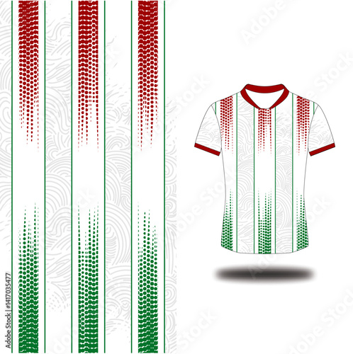kit sport jersey abstract white pattern design