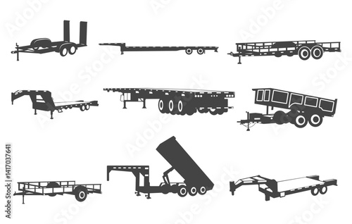 Big tex trailers svg, Big tex trailers vector, Flatbed trailer svg, Big tex trailers silhouette, Car trailer svg, Flatbed trailer silhouette, Flatbed semi truck svg.