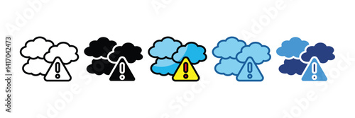 Air Pollution  Icon Element For Design
