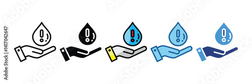 Water Scarcity  Icon Element For Design