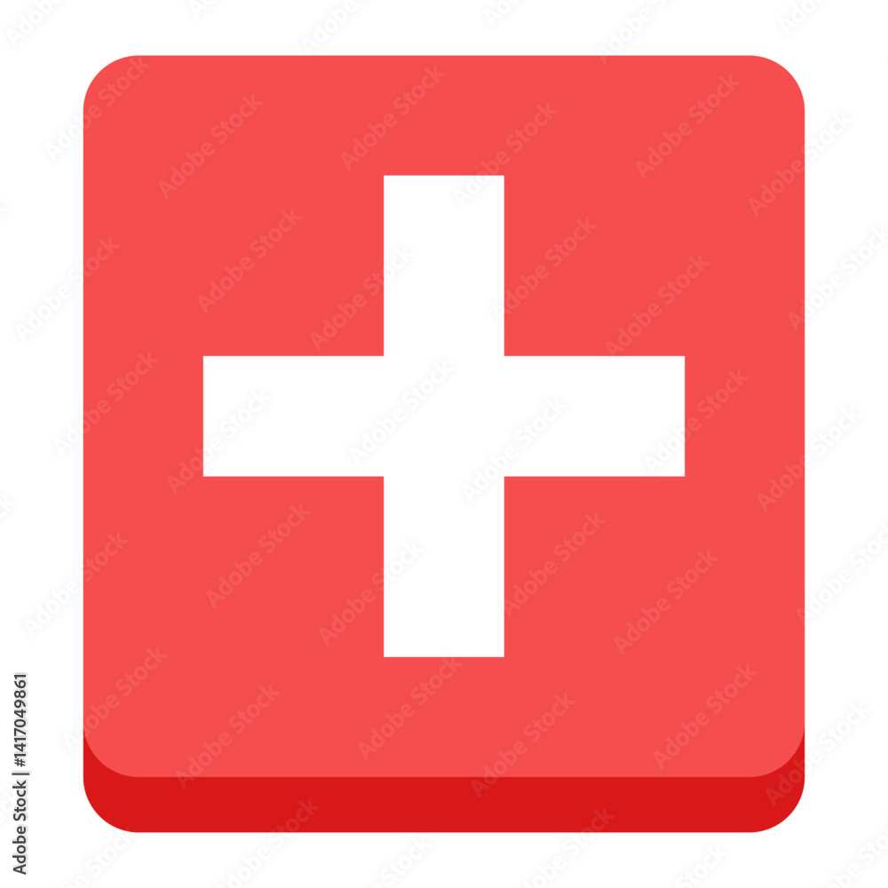 Obraz premium Medical cross icon