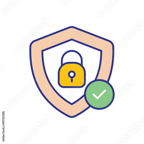 VPN Icon vector stock illustration