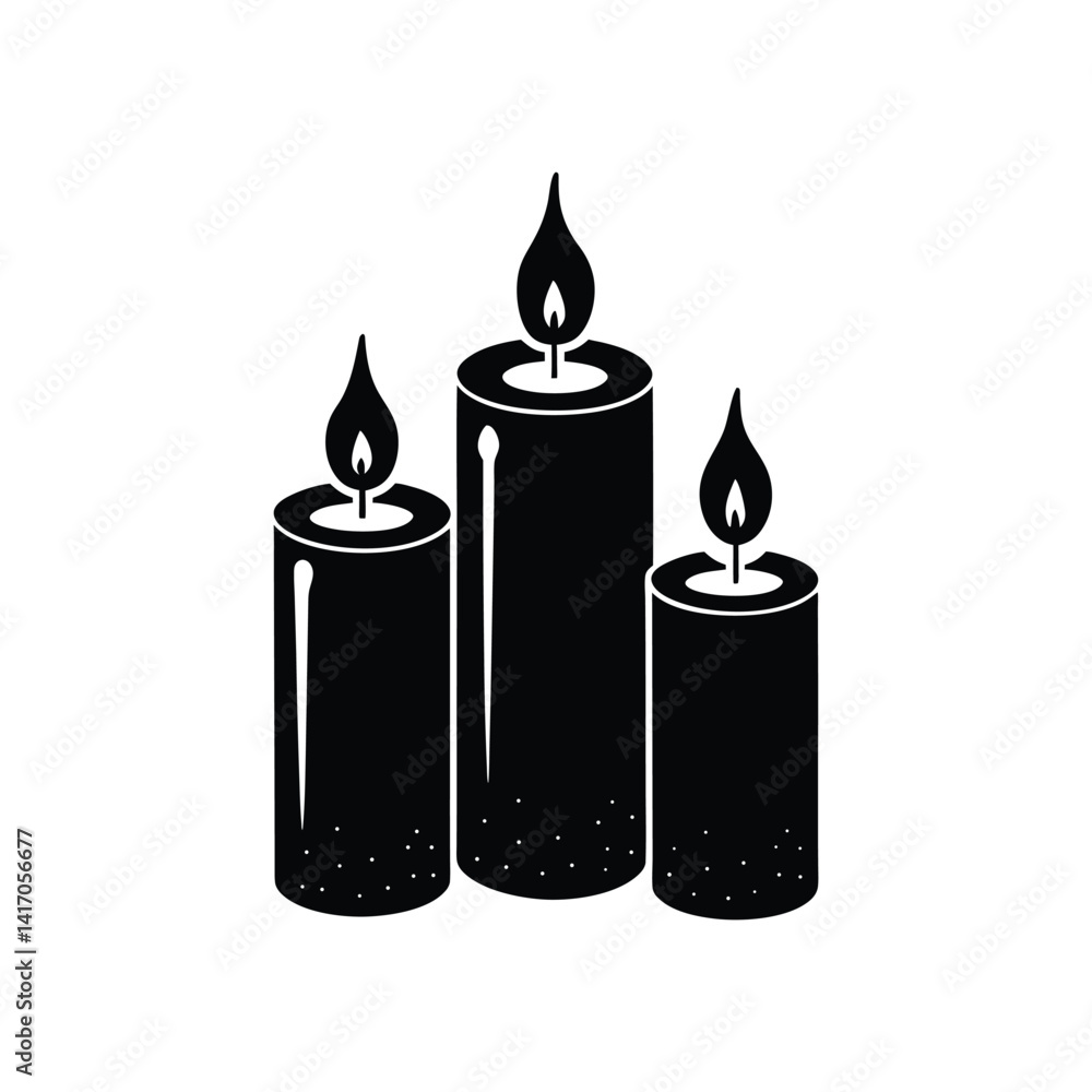candles Vector art illustration candles Vector art illustration