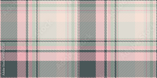 Elegant blush pink and grey plaid pattern. Perfect for textile design, fashion, home decor, and branding.  Subtle yet stylish, this seamless texture evokes feelings of comfort and sophistication.