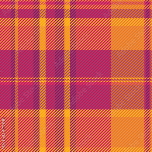 Vibrant, warmtoned plaid pattern.  Perfect for textile designs, fashion, website backgrounds, or autumnal themed projects.