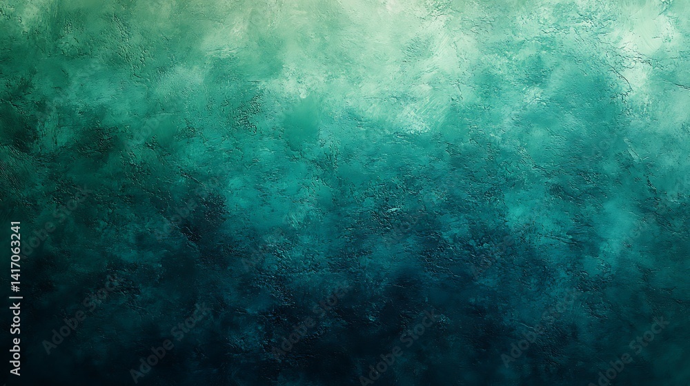 Abstract Blue and Green Textured Painting, Abstract textured painting with shades of blue and green, resembling ocean waves Abstract Blue and Green Textured Painting, Abstract textured painting with shades of blue and green, resembling ocean waves