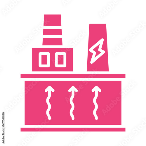 Geothermal Energy Icon