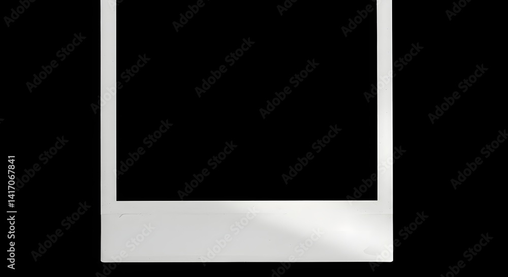 Blank Photo Frame Template for Instant Print Design Blank Photo Frame Template for Instant Print Design