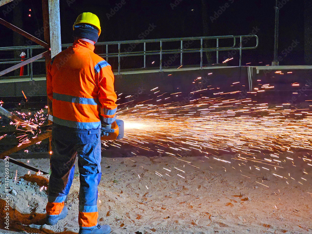 construction worker on construction site