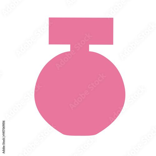 perfume bottle silhouette vector stock illustration.