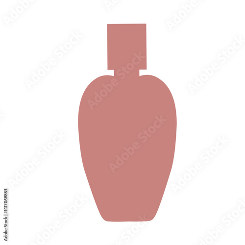 perfume bottle silhouette vector stock illustration.