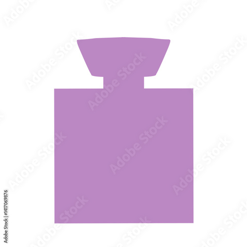 perfume bottle silhouette vector stock illustration.