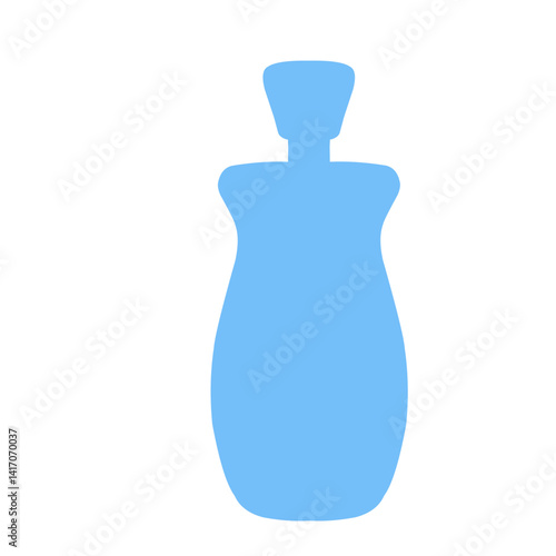 perfume bottle silhouette vector stock illustration.