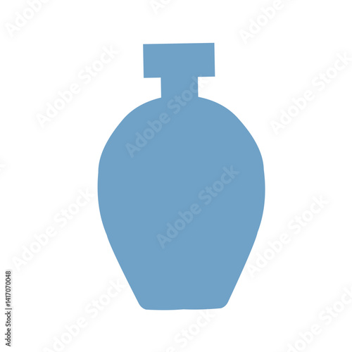 perfume bottle silhouette vector stock illustration.