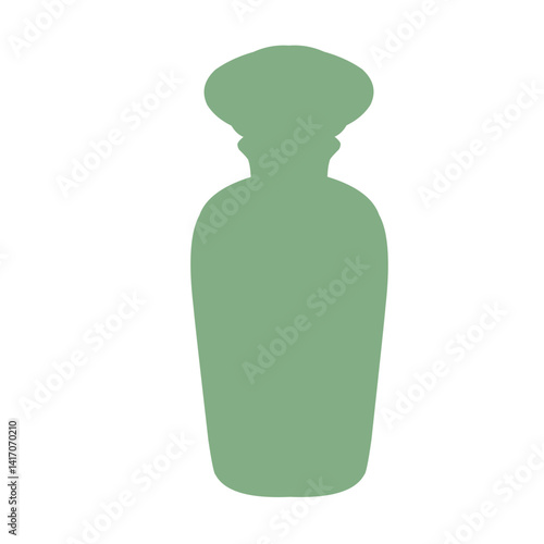 perfume bottle silhouette vector stock illustration.