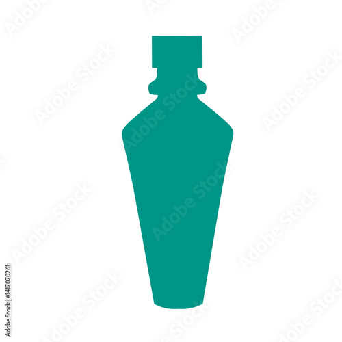 perfume bottle silhouette vector stock illustration.