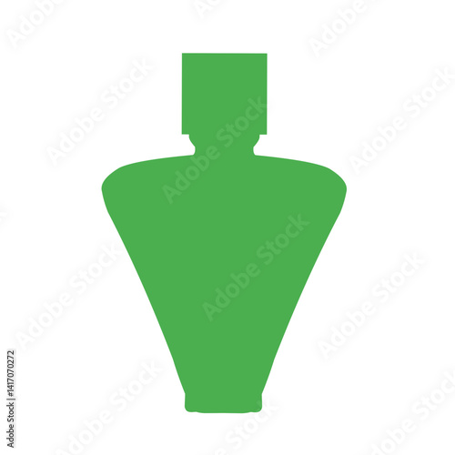 perfume bottle silhouette vector stock illustration.